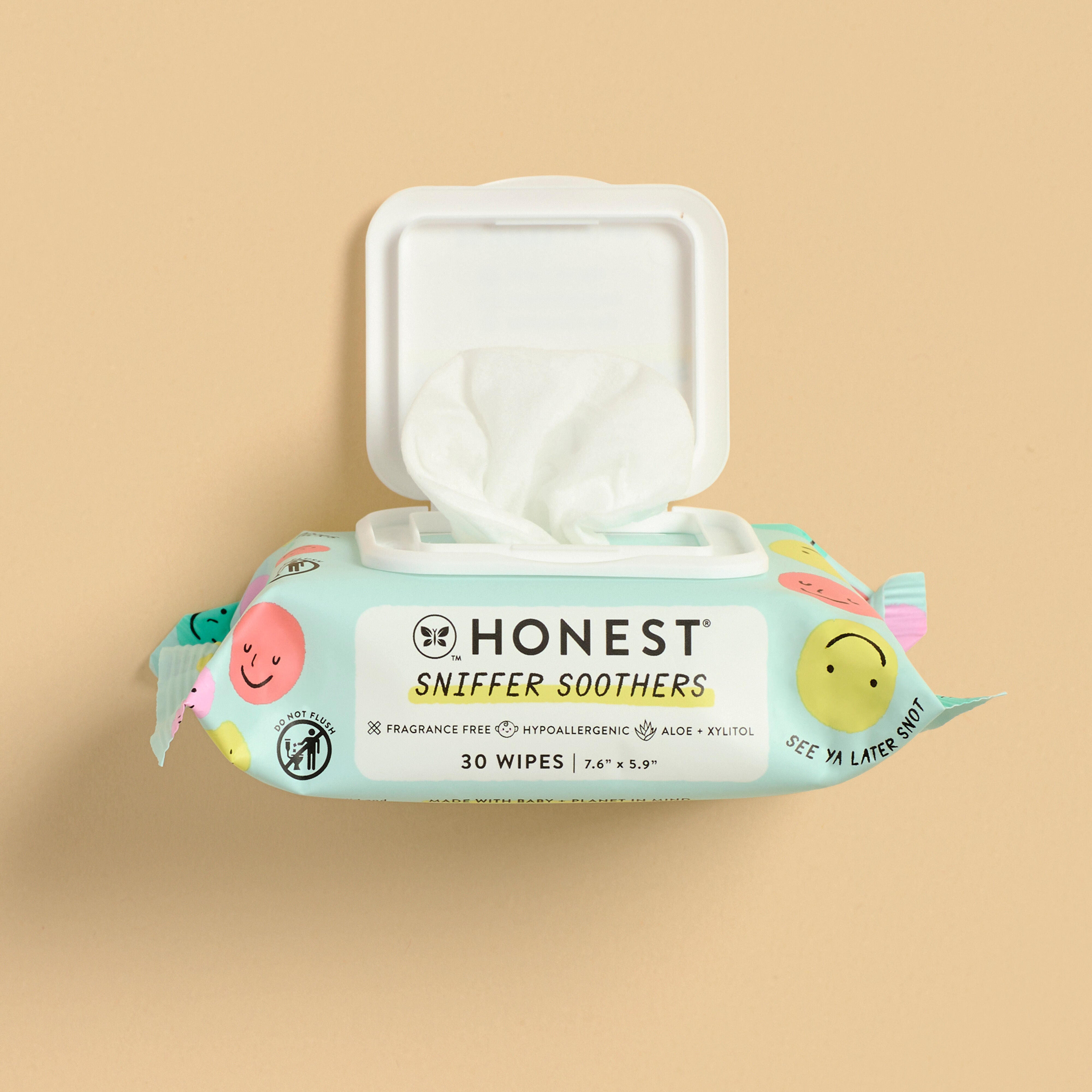 Alternative view of Sniffer Soothers Nose + Face Wipes